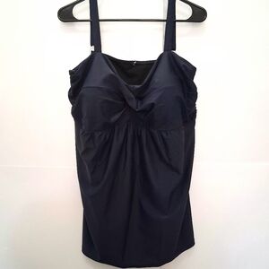 🩱Tankini Top In Navy Blue Plus Size May Fit 3X